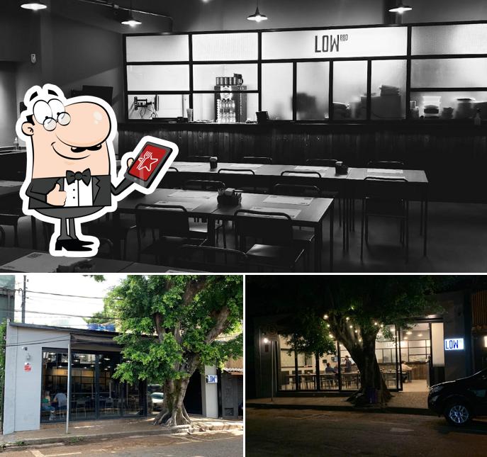 Entre diferentes coisas, exterior e interior podem ser encontrados no Low Bbq Brooklin