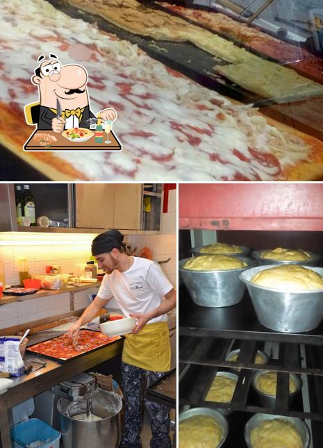 Pizzeria Da Marchè si caratterizza per la cibo e interni