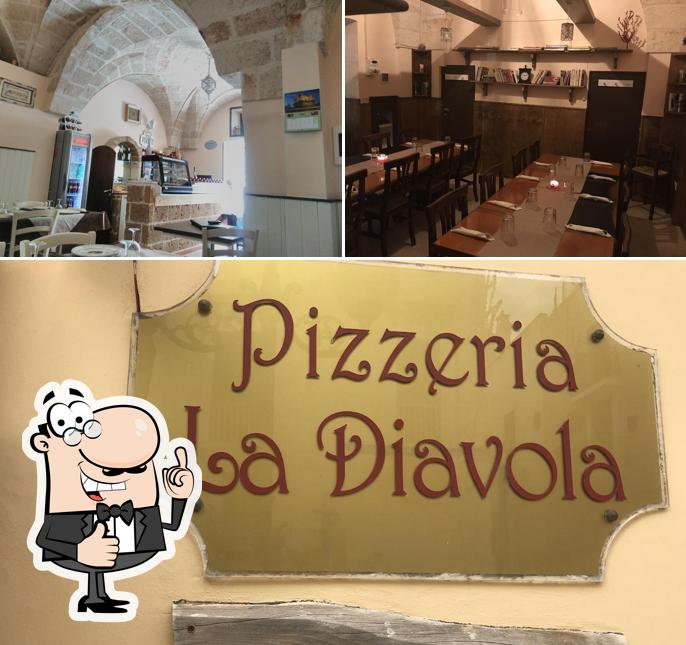 Look at the pic of Pizzeria Diavola