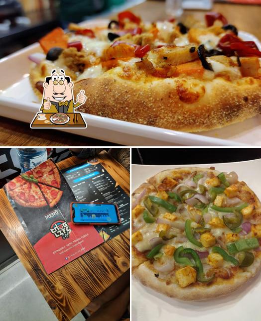 Try out pizza at THUG LIFE CAFE