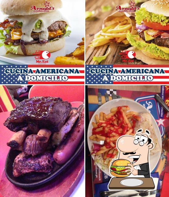 Hamburger al Arnold's American Diner