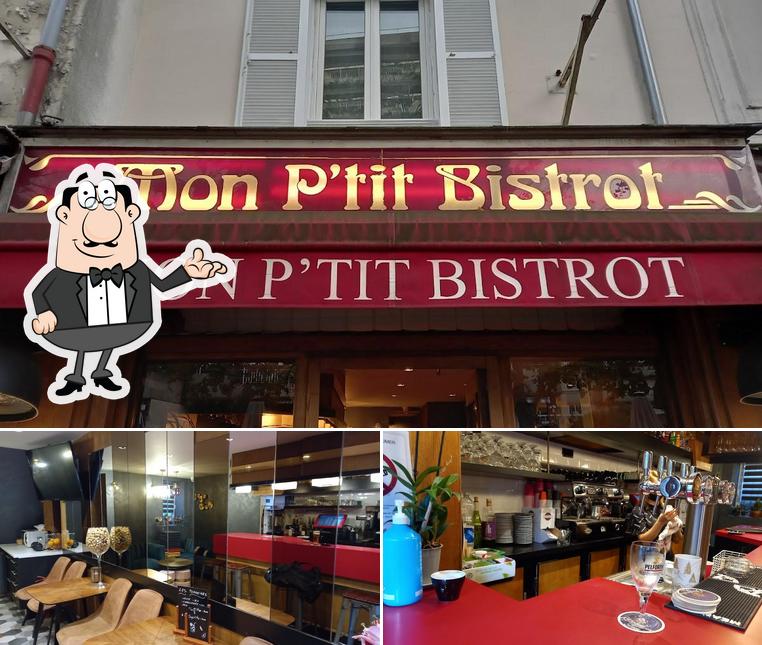 L'intérieur de Mon P'tit Bistrot