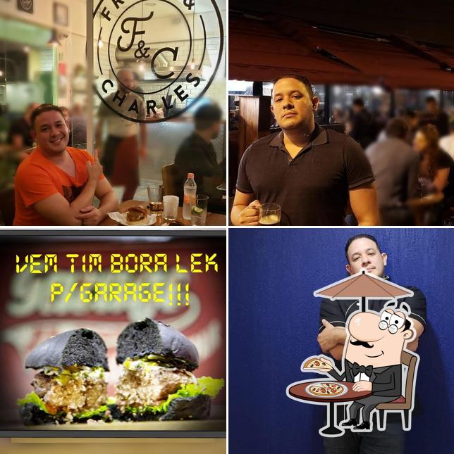 O exterior do Garage Burgers e Dogs