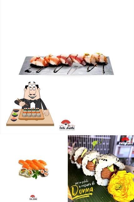 Prenez différentes options de sushi