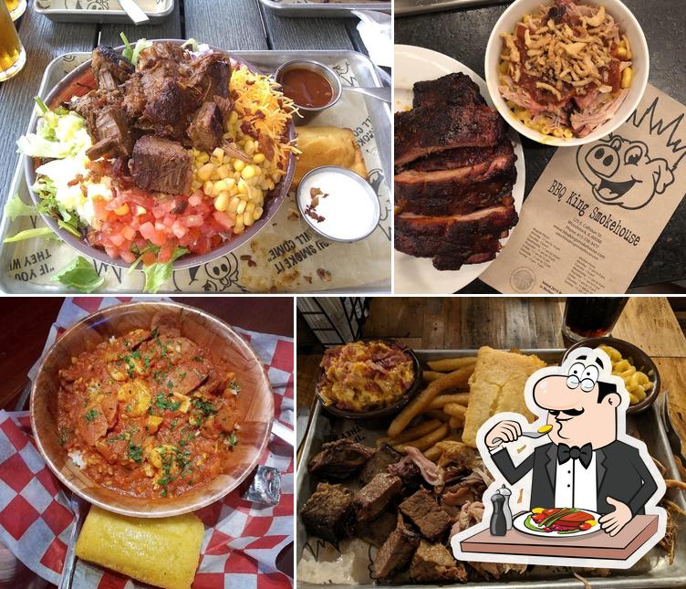 BBQ King Smokehouse and Tavern in Huntley Restaurant menu and reviews