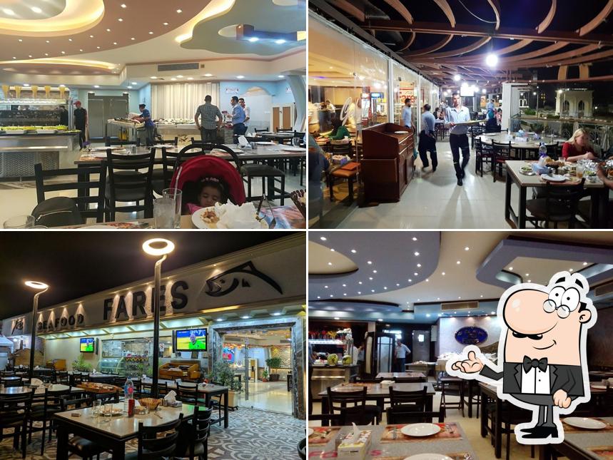L'intérieur de Fares Seafood Restaurant Old Market al-shaba مطعم فارس للماكولات البحرية
