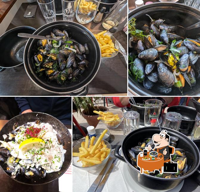 Moules à La Flambée