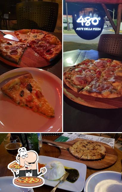 Consiga pizza no Pizzaria Arte Della Pizza 480º Graus