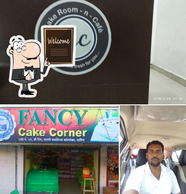 Look at this picture of FANCY Cake Corner