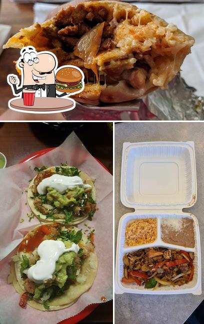 Order a burger at Taqueria Extra