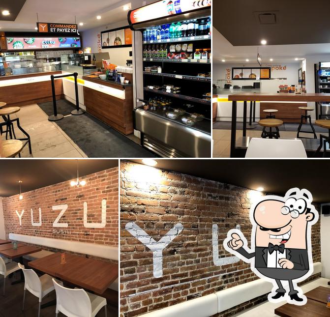 L'intérieur de Yuzu sushi