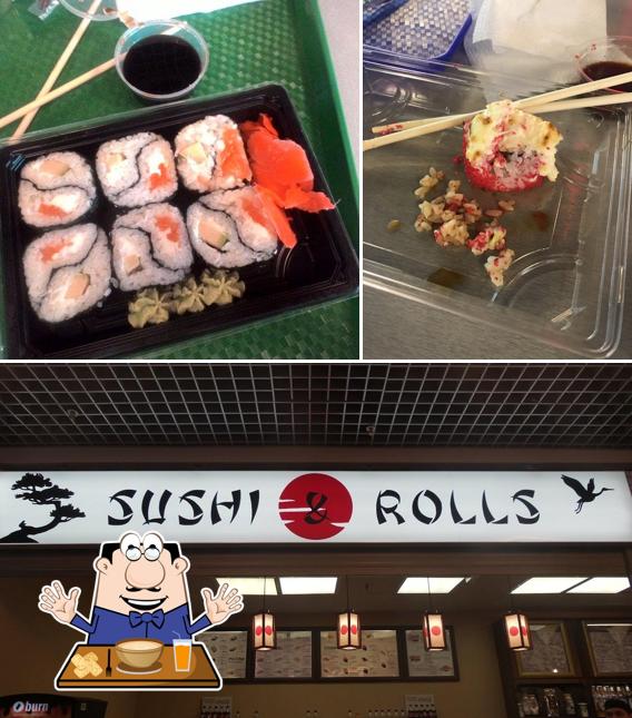 В Sushi&Roll's есть еда, внешнее оформление и многое другое