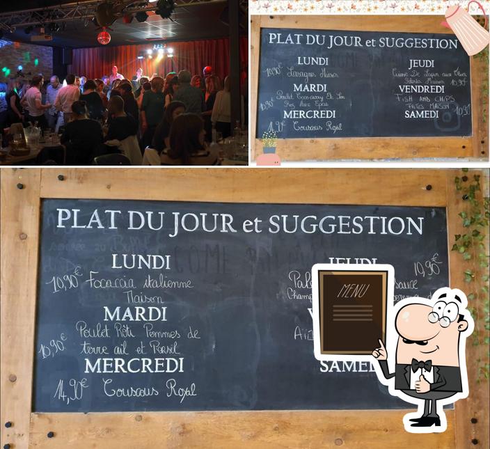 La Suite se distingue par sa tableau noir et comptoir de bar