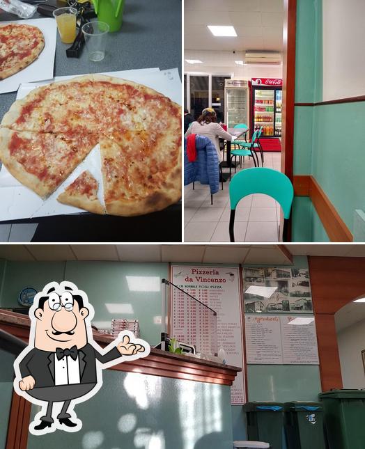 Pizzeria Da Vincenzo si caratterizza per la interni e pizza