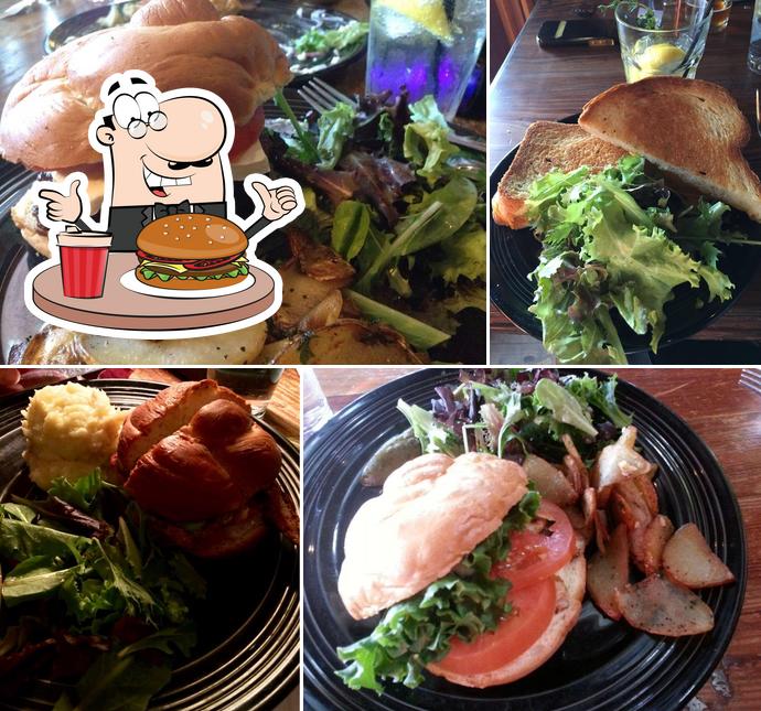 Try out a burger at Weary Traveler Freehouse