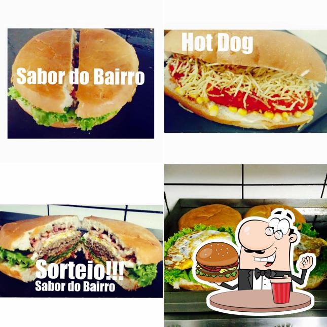 Consiga um hambúrguer no Lanches Sabor do Bairro