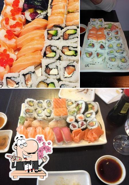 Commandez de nombreuses options de sushi