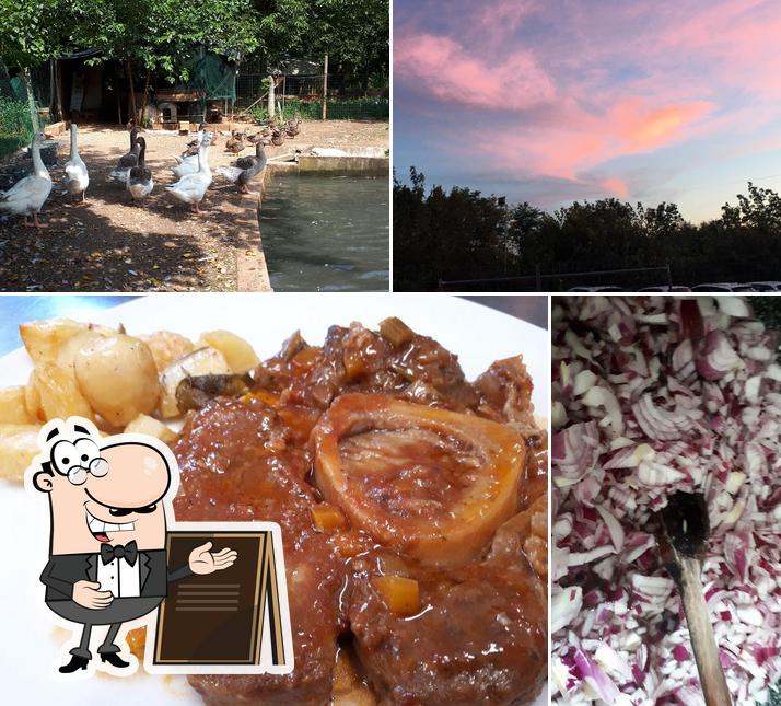 Ristorante dell'Agriturismo il Podere si caratterizza per la esterno e cibo