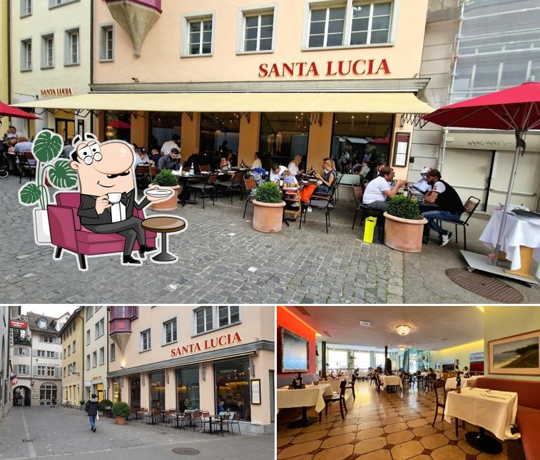 Siediti a un tavolo di Santa Lucia