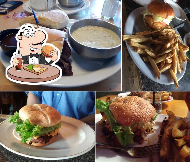 Try out a burger at The Garrison Pub & Eatery
