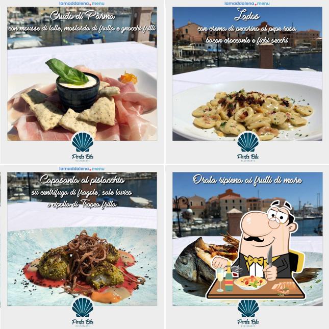 Platti al Ristorante Perla Blu