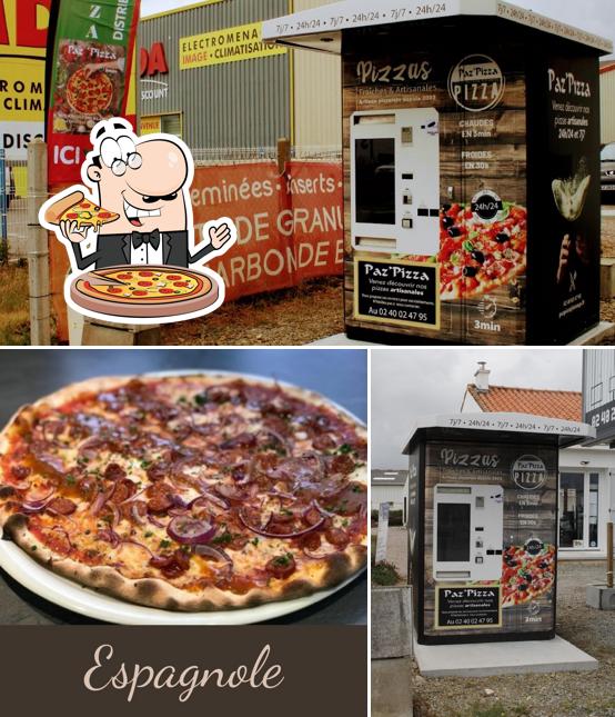 Commandez des pizzas à Distributeur de pizza Paz'Pizza