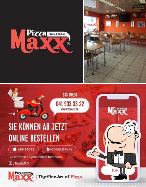 Gli interni di Pizza Maxx Büron