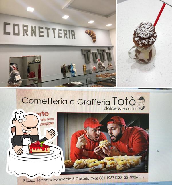 Cornetteria Totò offre un'ampia varietà di dessert