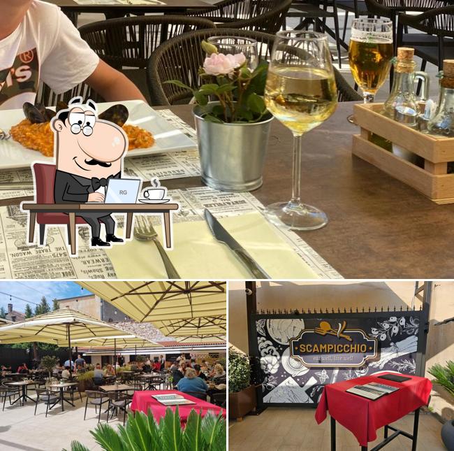 Dai un'occhiata agli interni di Bistro Scampicchio