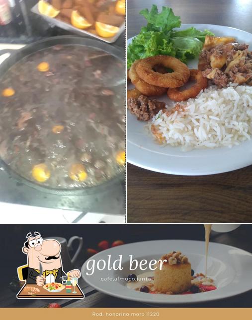 Comida em Restaurante Gold Beer