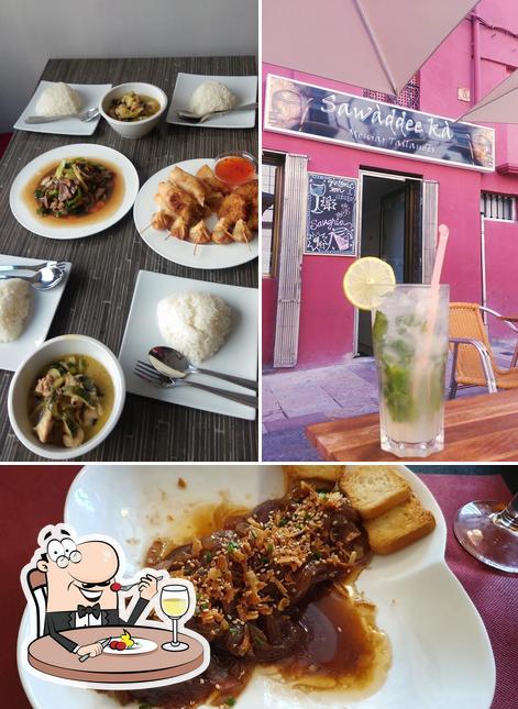Еда в "Sawàddee kà Menjar Tailandès"