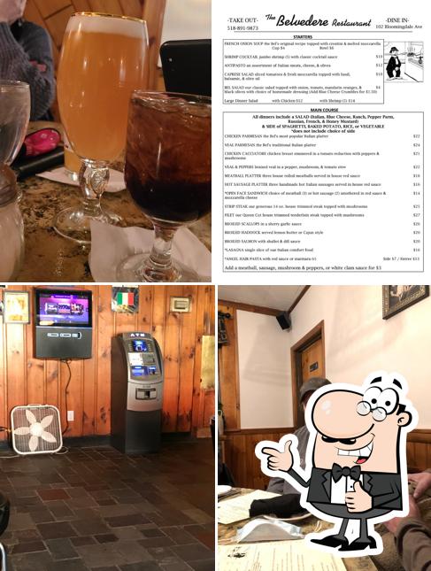 The Belvedere Restaurant in Saranac Lake - Restaurant menu and reviews