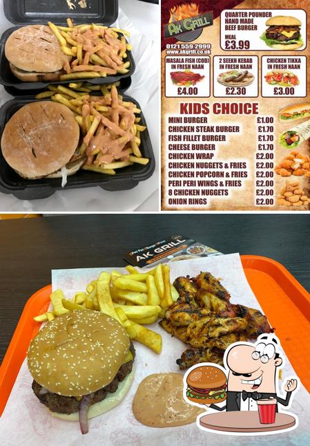 AK Grill (Halesowen)’s burgers will cater to satisfy a variety of tastes