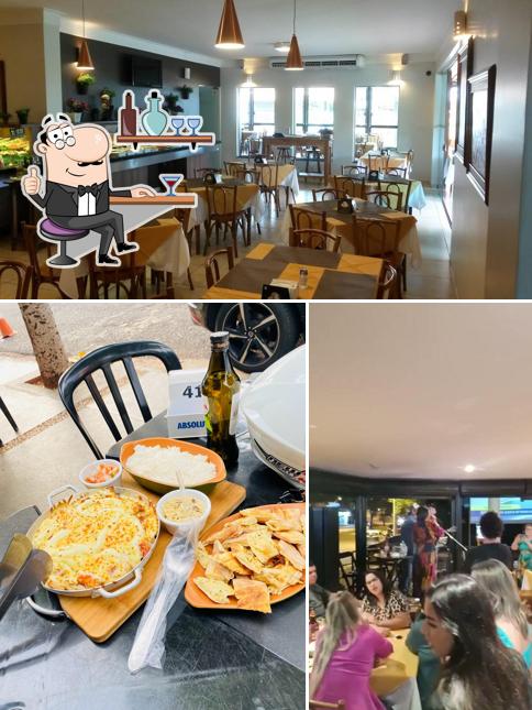 O interior do Marçal Pizza & Bar
