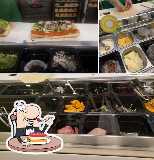 Subway oferece uma seleção de pratos doces