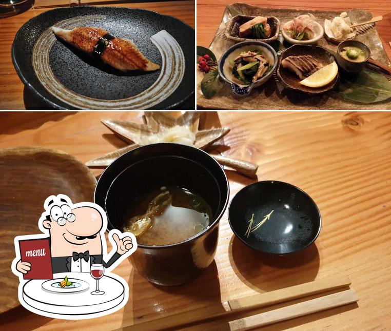 Еда в "Sushi Bar Kakizaki"