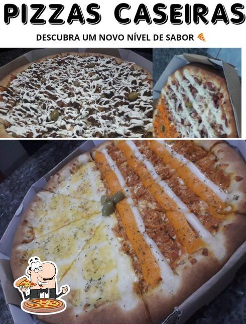 Peça diversos variedades de pizza