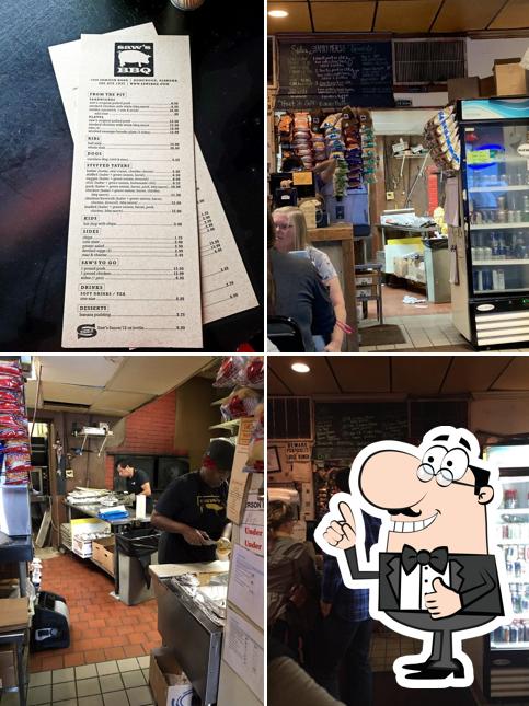 Saw's BBQ in Homewood Restaurant menu and reviews