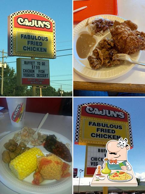 Meals at Cajun's Fabulous Fried Chicken