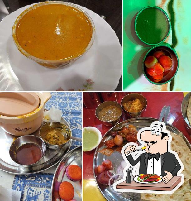 Food at Gupha restaurant