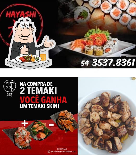 Comida em Hayashi Sushi Delivery