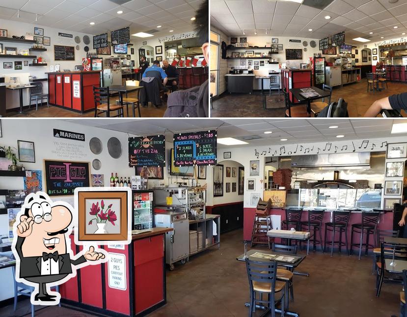 2 Guys Pies Brick Oven Pizzeria in Yucca Valley Restaurant menu and reviews