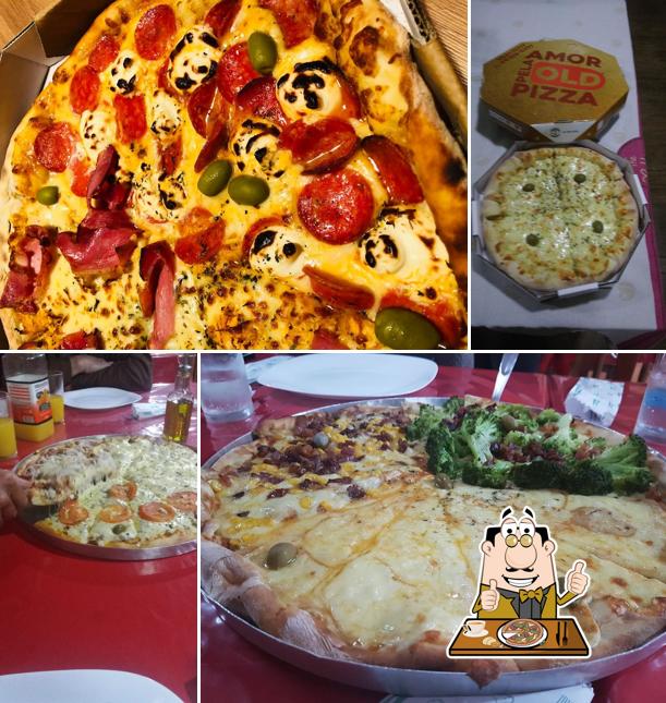 No Old Pizzaria e Restaurante, você pode conseguir pizza