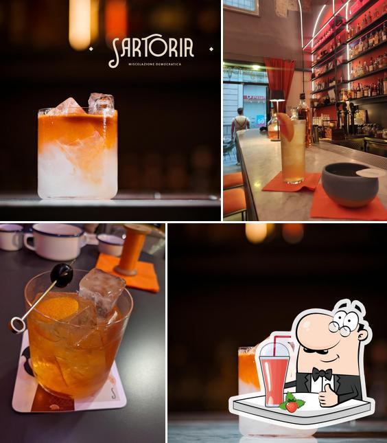 Disfrutra de una bebida en Sartoria Cocktail Bar
