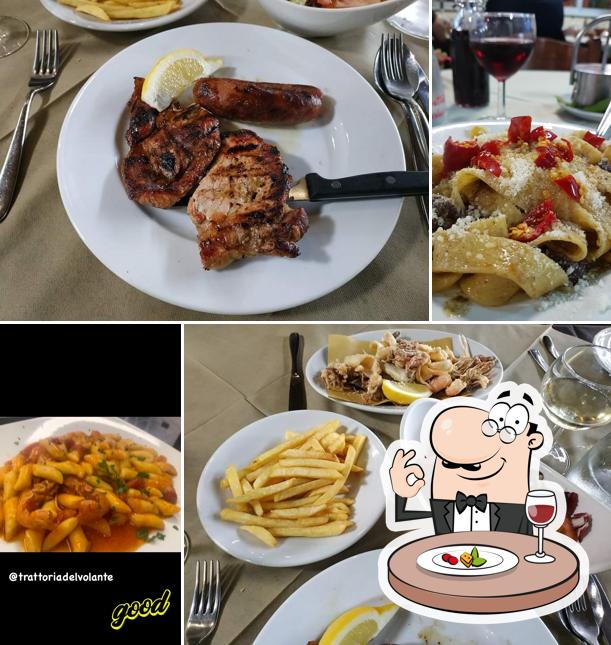 Platti al Trattoria Del Volante