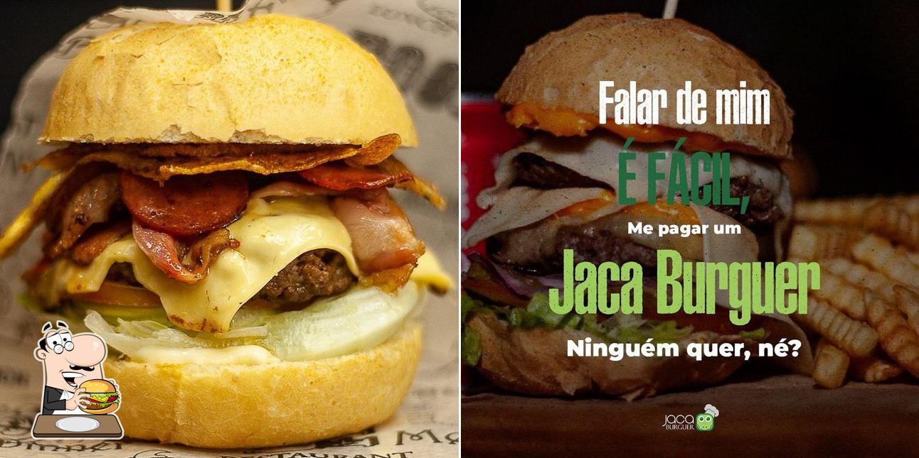 Deguste um dos hambúrgueres servidos no Jaca Burguer