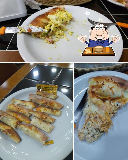 Platos en Chicken Pizza