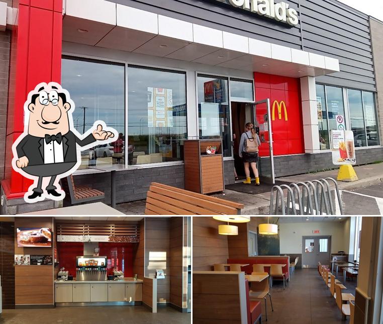 L'intérieur de McDonald's