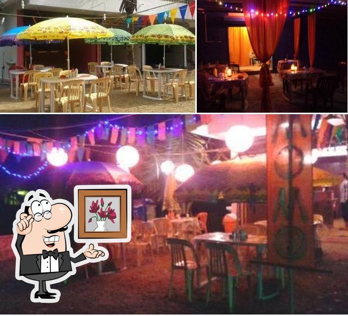 The interior of Little Goa Bar & Restaurant