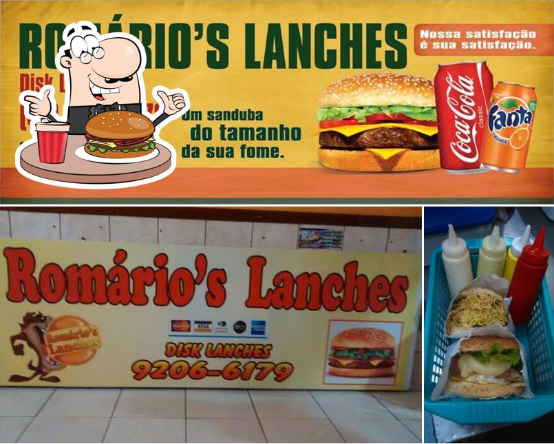 Tómate una hamburguesa en Romário's lanche